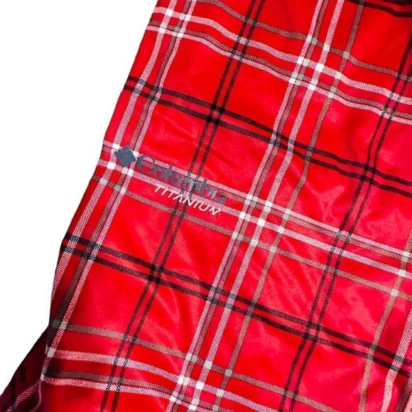 Columbia Omni-tech Waterproof Red Checkered Men’s Pants size XL Golf Hiking - Picture 9 of 14